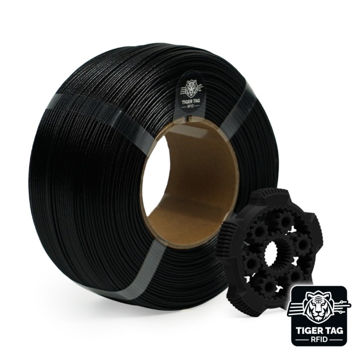 R3D - PETG-GF - Noir (Black) - 1,75 - 1 kg - Refill avec RFID TigerTag