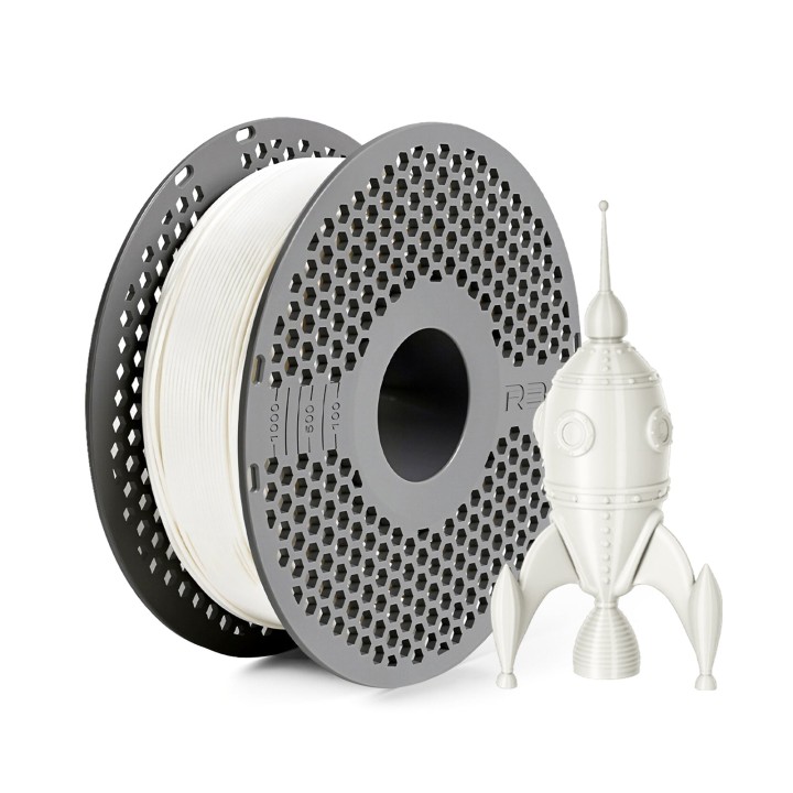 R3D - PLA High-speed - Blanc (White) - 1,75 mm - 1 kg avec RFID TigerTag