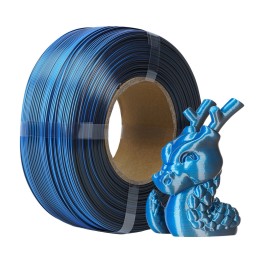 R3D - Silk Dual Color - Noir & Bleu (Black-Blue) - 1,75 mm - 1 kg Refill