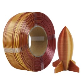 R3D - Silk Dual Color - Or & Cuivre (Gold-Cooper) - 1,75 mm - 1 kg Refill