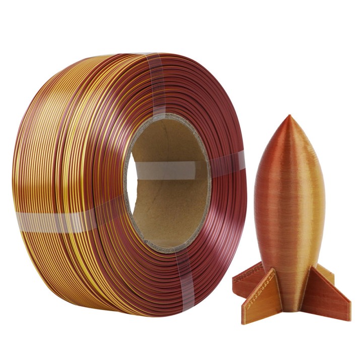 R3D - Silk Dual Color - Or & Cuivre (Gold-Cooper) - 1,75 mm - 1 kg Refill