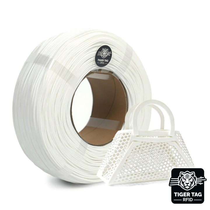 R3D - TPU (95A) - Blanc (White) - 1,75 mm - 1 kg - Refill avec RFID TigerTag