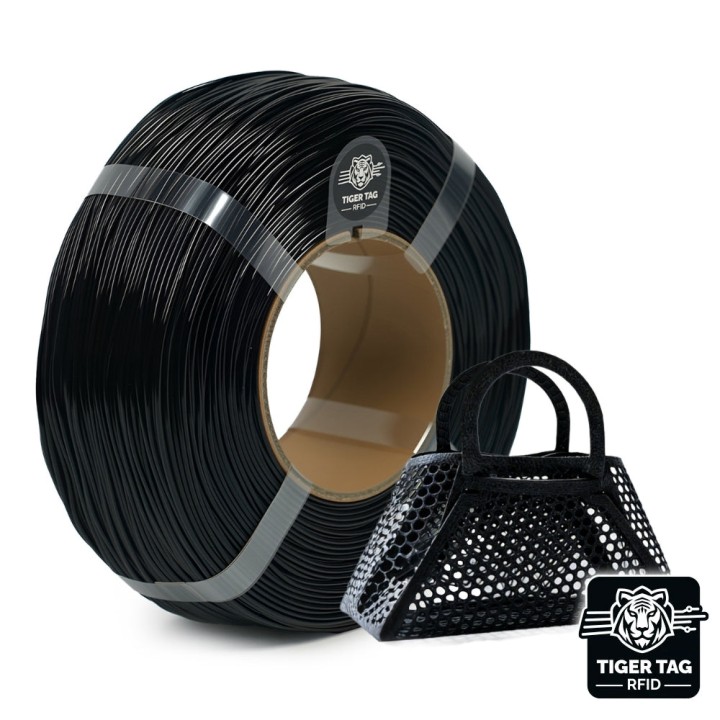 R3D - TPU (95A) - Noir (Black) - 1,75 mm - 1 kg - Refill avec RFID TigerTag