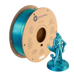 Polymaker - PolyLite Dual Silk PLA - Caraïbes (Caribbean) - 1,75 mm - 