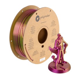 Polymaker - PolyLite Dual Silk PLA - Aubergine (Eggplant) - 1,75 mm - 