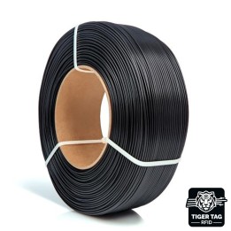 Rosa3D - ABS+ Matt Noir (Matt Black) - 1,75 mm - 1 kg Refill avec RFID TigerTag