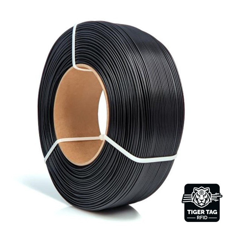 Rosa3D - ABS+ Matt Noir (Matt Black) - 1,75 mm - 1 kg Refill avec RFID TigerTag