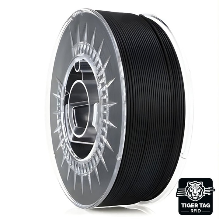 Rosa3D - Nylon PA12 + CF15 - Noir (Black) - 1,75 mm - 1 kg avec RFID TigerTag