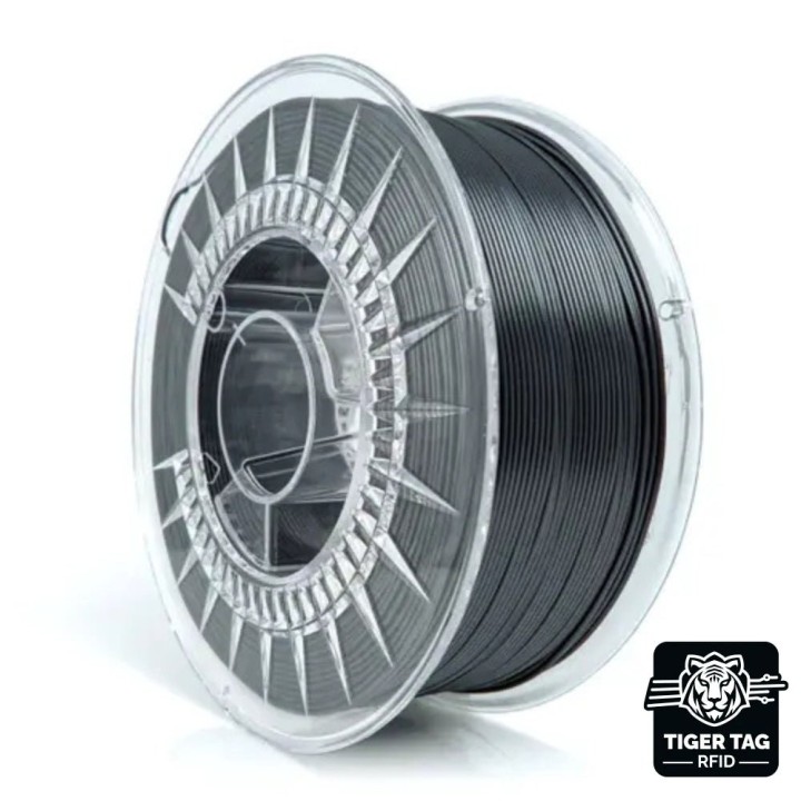 Rosa3D - PETG ESD - Noir (Black) - 1,75mm - 1 kg avec RFID TigerTag
