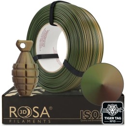 Rosa3D - PETG Magic - Armée (Army) - 1,75 mm - 1 kg Refill avec RFID TigerTag