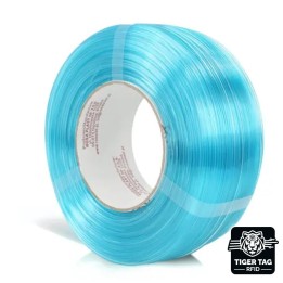 Rosa3D - PETG Standard HS - Bleu Glacé (Blue Ice Transparent) - 1,75 mm - 1 kg Refill RFID TigerTag