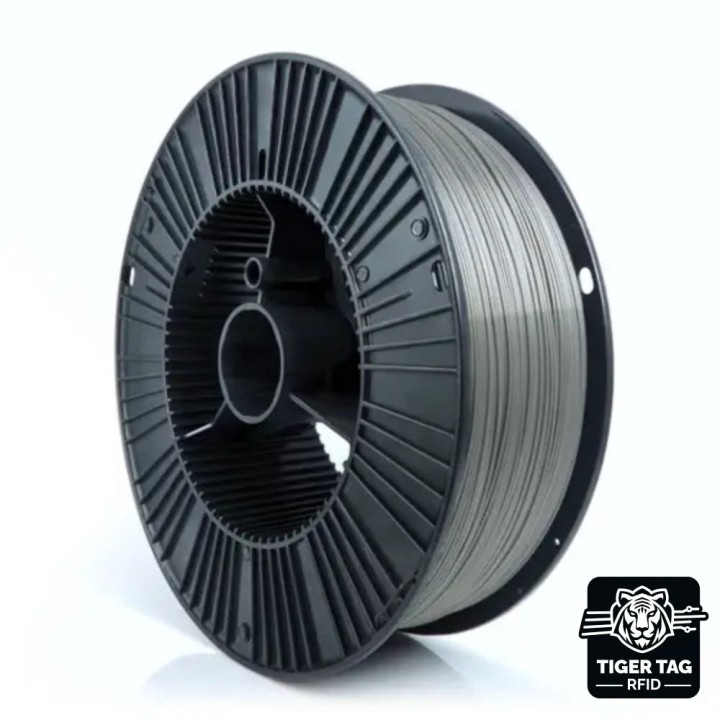 Rosa3D - PETG Standard HS - Gris (Gray) - 1,75 mm - 4,5 kg avec RFID TigerTag
