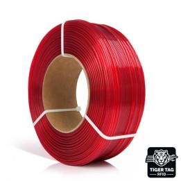 Rosa3D - PETG Standard HS - Lie de vin Transparent (Red Wine Tr.) - 1,75 mm - 1 kg Refill avec RFID TigerTag
