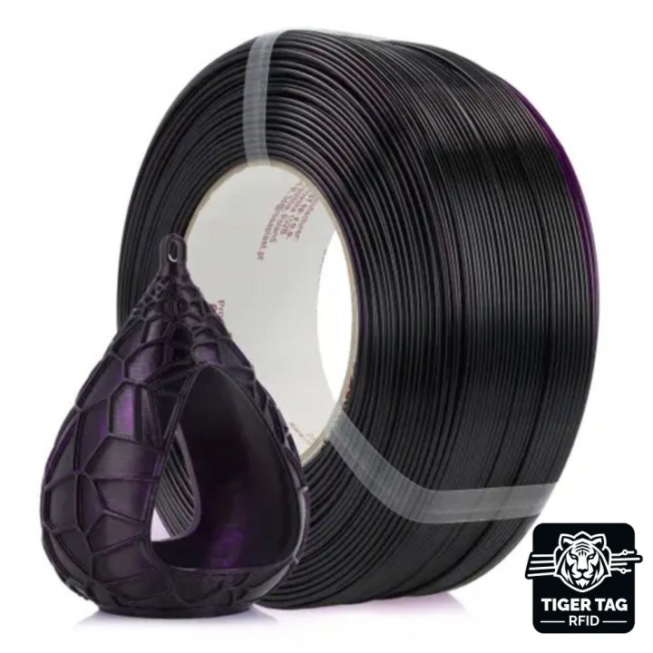 Rosa3D - PETG Standard HS - Violet Profond (Deep Violet Tr.) - 1,75 mm - 1 kg Refill RFID TigerTag