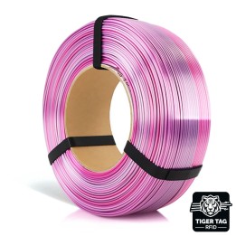 Rosa3D - PLA Rainbow - Arc-en-ciel Fleur (Multicolour Silk Flower) - 1,75 mm - 1 kg Refill avec RFID TigerTag