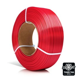 Rosa3D - PLA Silk - Rouge (Red) - 1,75 mm - 1 kg Refill avec RFID TigerTag