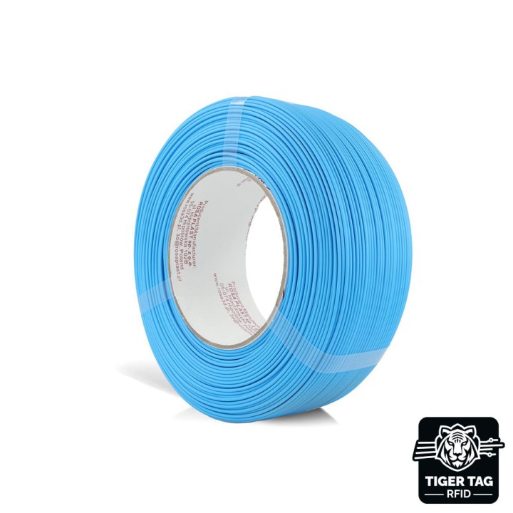 Rosa3D - PLA Speed - Mat Bleu Clair (Matt Clear Blue) - 1,75 mm - 1 kg Refill avec RFID TigerTag
