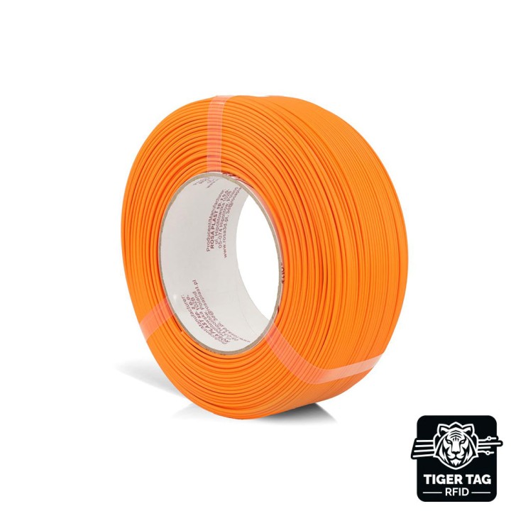Rosa3D - PLA Speed - Orange Curcuma Mat (Matt Curcuma Orange) - 1,75 mm - 1 kg Refill avec RFID TigerTag