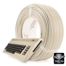 Rosa3D - PLA Starter - Beige (Computers 8bit Retro Beige) - 1,75 mm - 1 kg Refill avec RFID TigerTag