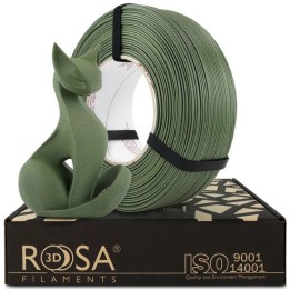 Rosa3D - PLA-CF - Vert Olive Mat (Matt Olive Green) - 1,75 mm - 1 kg Refill