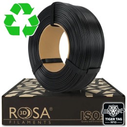 Rosa3D - rPLA - Noir (Black) - 1,75 mm - 1 kg Refill avec RFID TigerTag