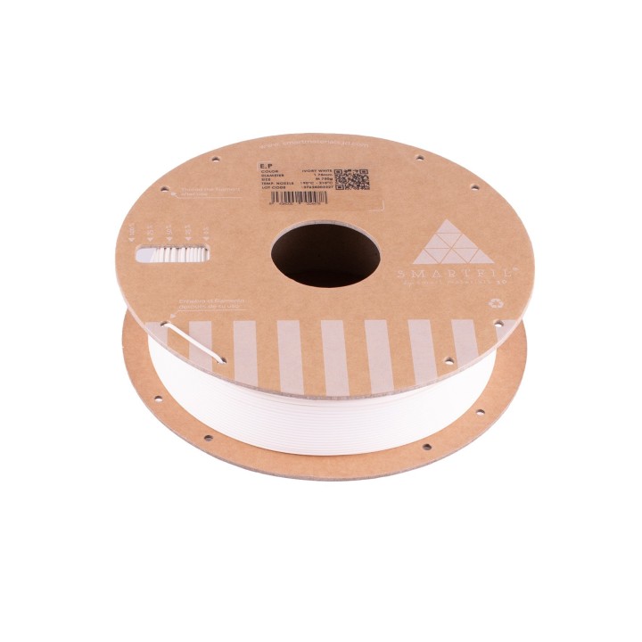 Smart Materials 3D - SmartFil PLA E.P. - Blanc Ivoire (Ivory White) - 1.75mm - 750 g