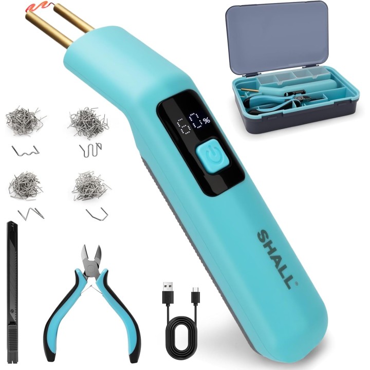 Soudeuse sans fil Rechargeable pour Plastique  - 200 Agrafes Incluses