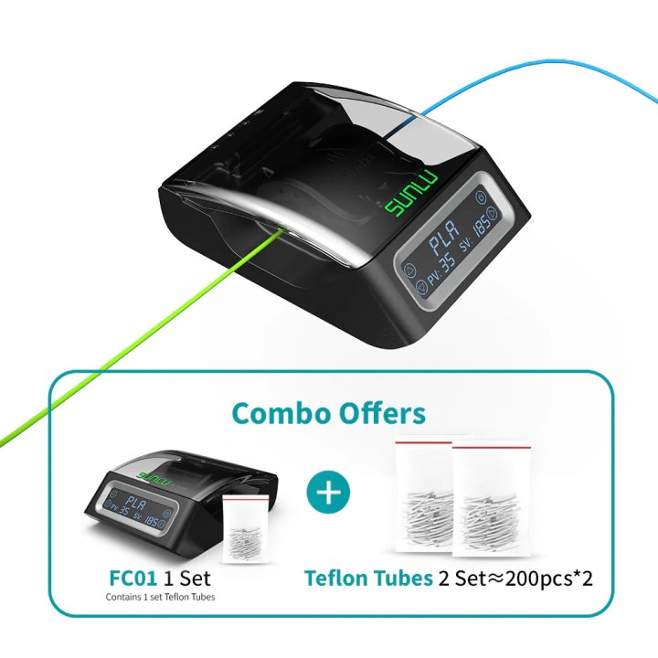 Sunlu - Mega Combo Filament Connector FC01 Fusion Splicer + Sachet PTFE (≈400pcs)