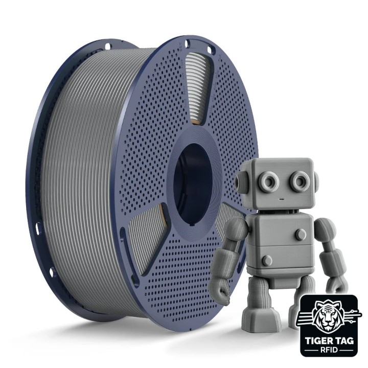 Sunlu - PETG - Gris (Grey) - 1,75 mm - 1 kg avec RFID TigerTag