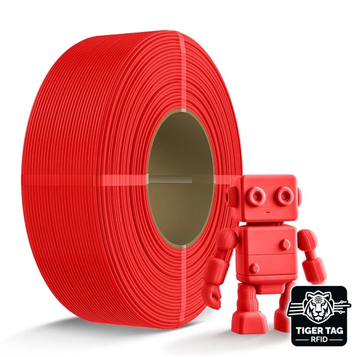 Sunlu - PETG - Rouge (Red) - 1,75 mm - 1 kg - Refill avec RFID TigerTag