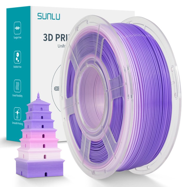 Sunlu - PLA - Soda Pop (Rainbow 03) - 1,75 mm - 1 kg