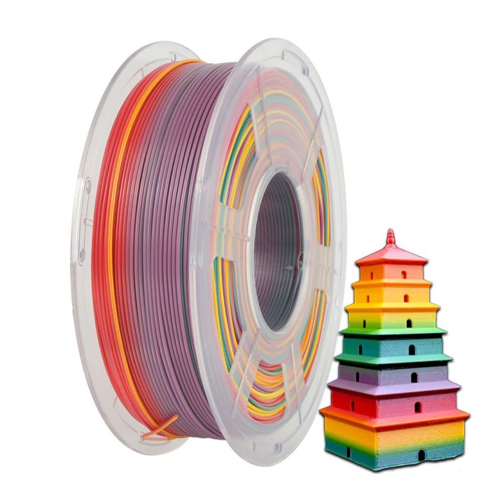 Sunlu - PLA - Spring Candy (Rainbow 01) - 1,75 mm - 1 kg