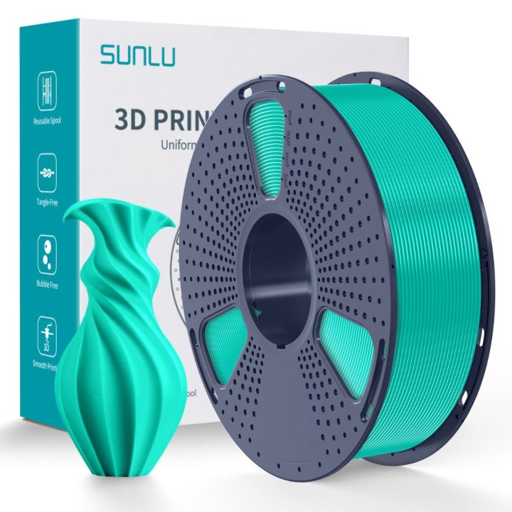 Sunlu - PLA - Vert Menthe (Mint Green) - 1,75 mm - 1 kg