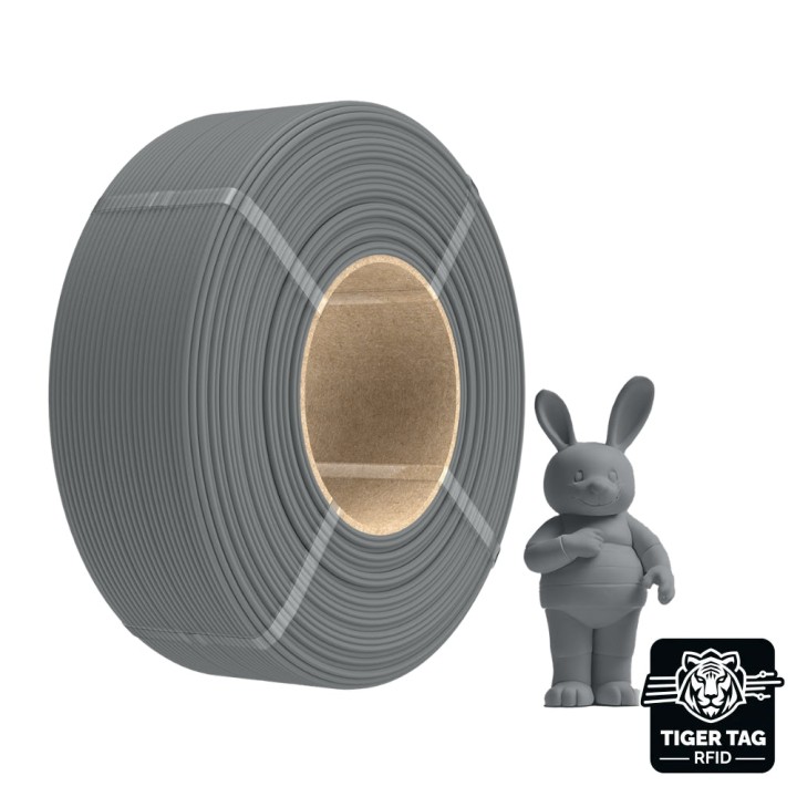 Sunlu - PLA Matte - Gris (Grey) - 1,75 mm - 1 kg - Refill avec RFID TigerTag