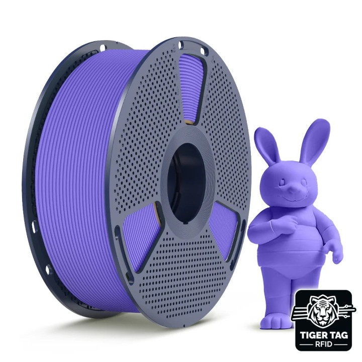 Sunlu - PLA Matte - Violet Lavande (Lavender Purple) - 1,75 mm - 1 kg avec RFID TigerTag