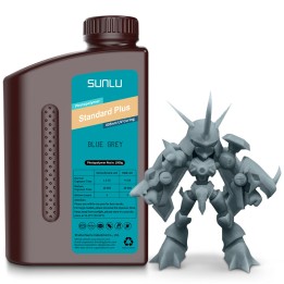 Sunlu - Résine Standard Plus - Bleu-Gris (Blue Grey) - 1 kg