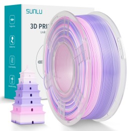 Sunlu - Silk PLA+ - Sorbet Violette (Rainbow 03) - 1,75 mm - 1 kg