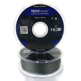 Tag3D - Nylon TECHForce 20GF/10CF - True Black (Neutre) - 1.75 mm - 1 kg
