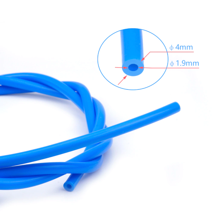 Tube Teflon (PTFE) pour Filament 1.75mm Bleu - au mètre