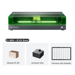 xTool - S1 40 W + IR 1064 - Kit de Base
