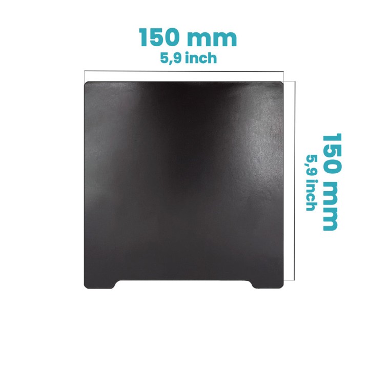Ziflex - Base Magnétique High Temp 150 x 150 mm