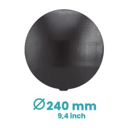 Ziflex - Base Magnétique High Temp Round 240 mm - Anycubic Kossel