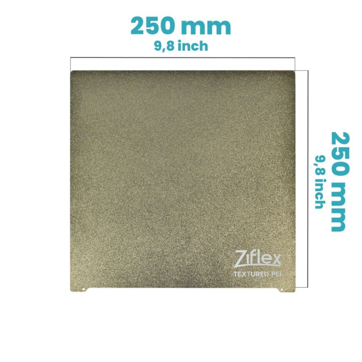 Ziflex - Plateau Flexible PEI 250 x 250 mm Textured - Voron 250