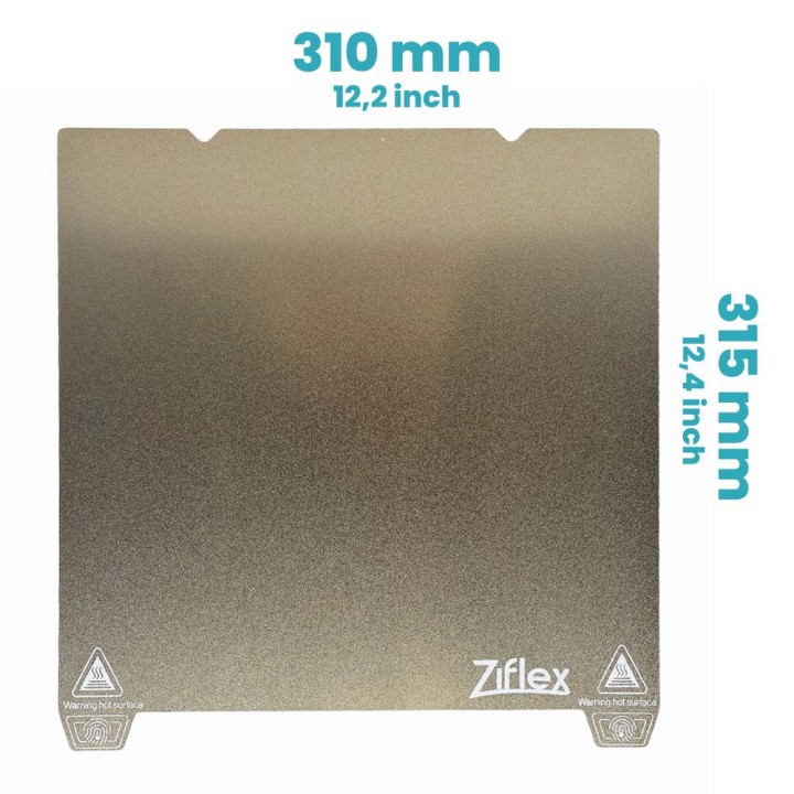 Ziflex - Plateau Flexible PEI 310 x 315 mm Textured - Creality K1 Max