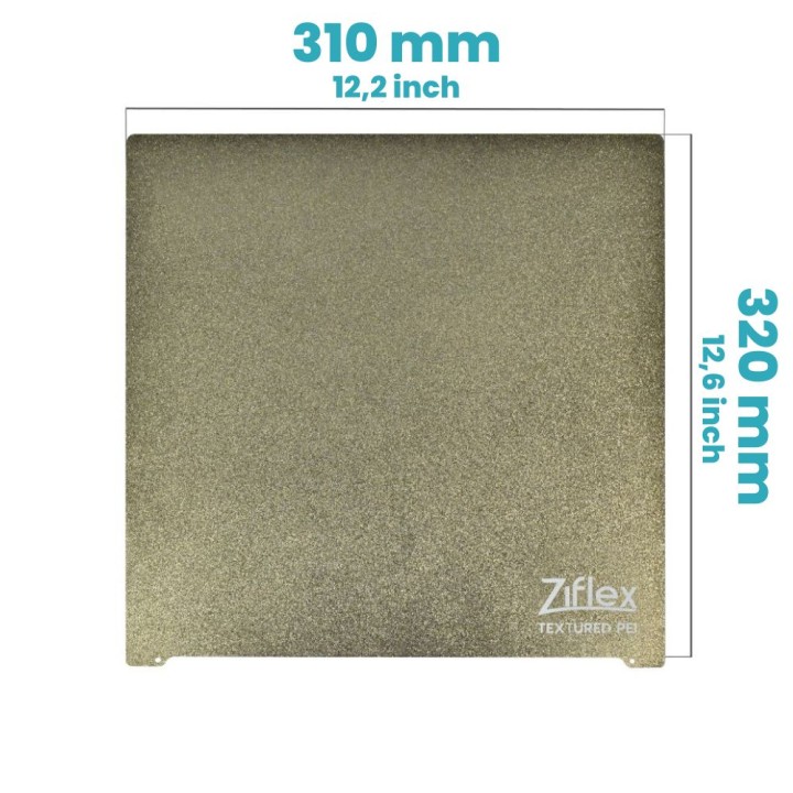 Ziflex - Plateau Flexible PEI 310 x 320 mm Textured