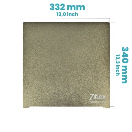 Ziflex - Plateau Flexible PEI 332 x 340 mm Textured - Raise 3D