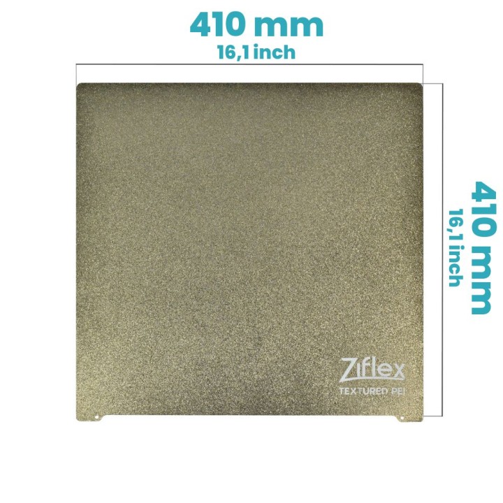 Ziflex - Plateau Flexible PEI 410 x 410 mm Textured - Anycubic Chiron