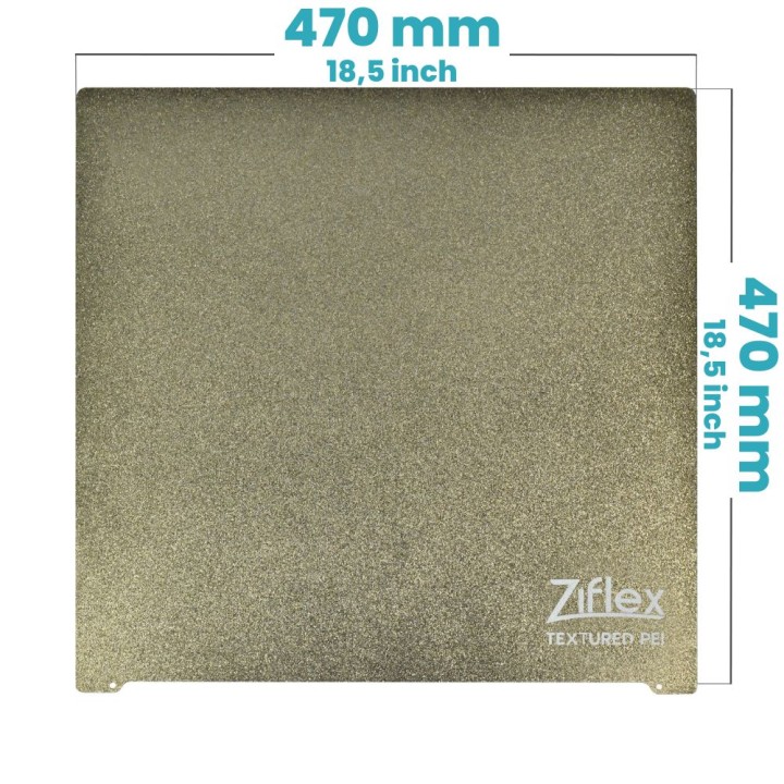 Ziflex - Plateau Flexible PEI 470 x 470 mm Textured - CR10 Max
