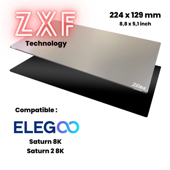 Ziflex - Résine - Starter Kit 224 x 129 mm - Saturn 8k/Saturn 2 8k