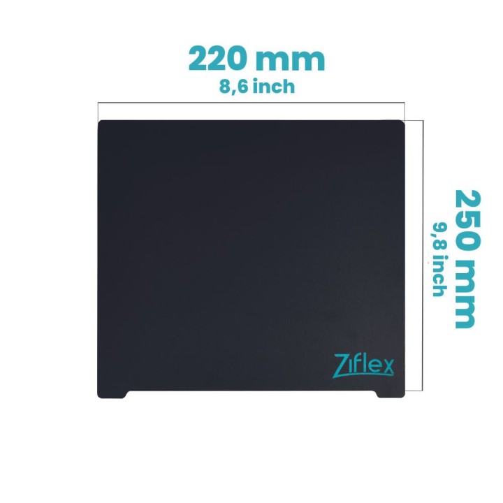 Ziflex - Upper Surface Ultimate High Temp 220 x 250 mm - ZMorph